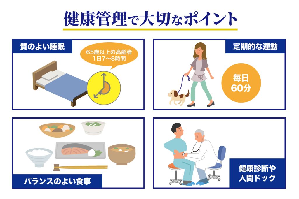 厚生労働省の健康のポイント図解-介護アシスト